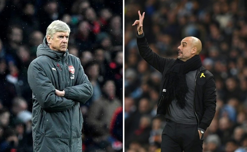 Guardiola has revealed that he wanted to play under Wenger during his playing days. AFP/BeSoccer