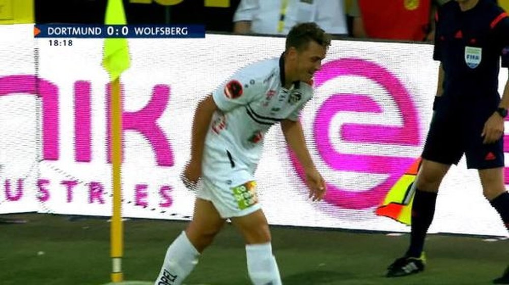 Wernitznig, after his humiliating moment. Twitter