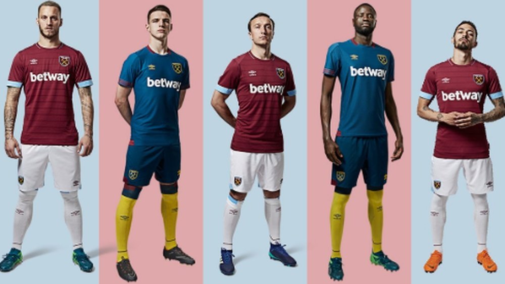 West Ham debuted their new kit in a promo video on social media. Twitter/WestHamUnited