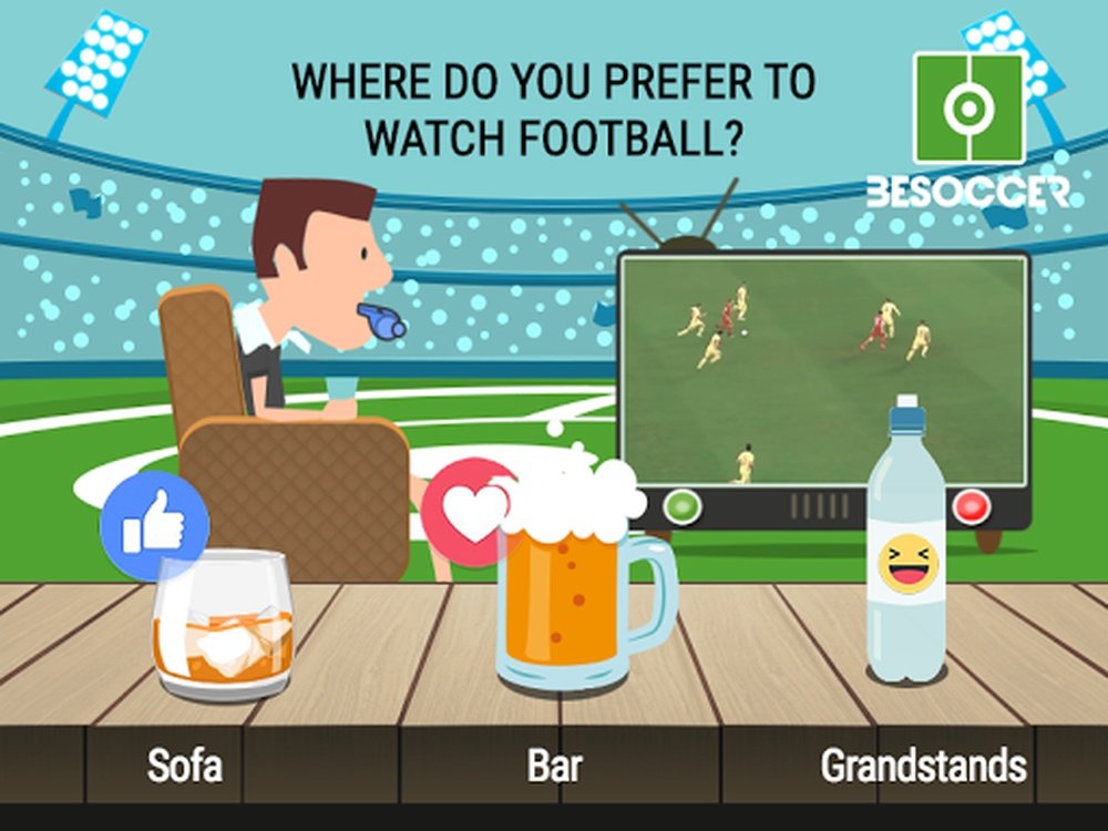 Where do you prefer to watch football? BeSoccer