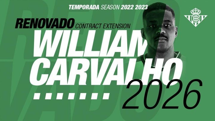 William Carvalho prolonge jusqu'en 2026 avec le Betis