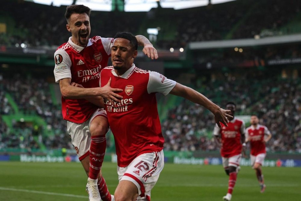 Saliba is back in the squad named by coach Didier Deschamps. EFE
