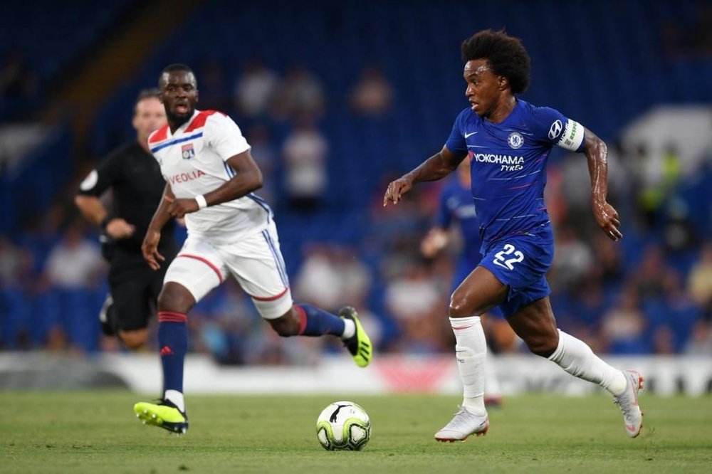 Willian was the best performer for Chelsea in the first half. ChelseaFC
