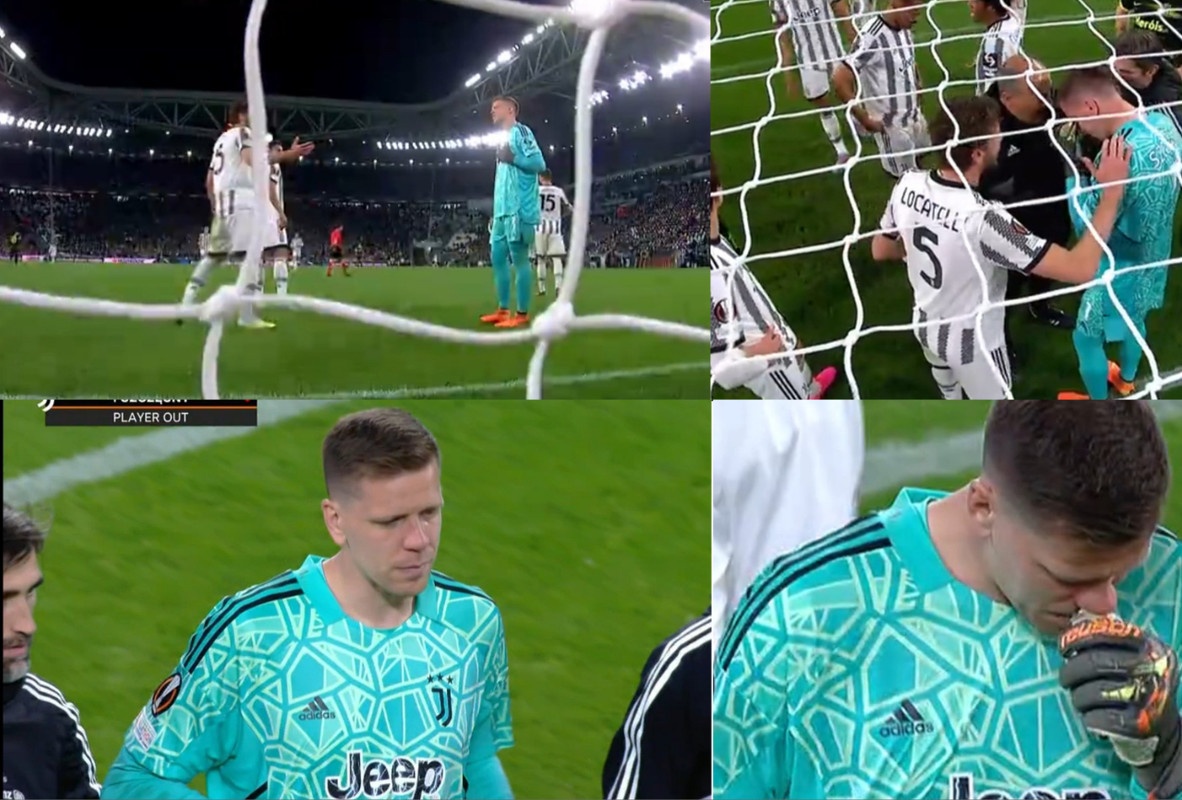 Goleiro Szczesny, da Juventus, revela ter ficado em pânico com  dificuldade para respirar em campo, liga europa