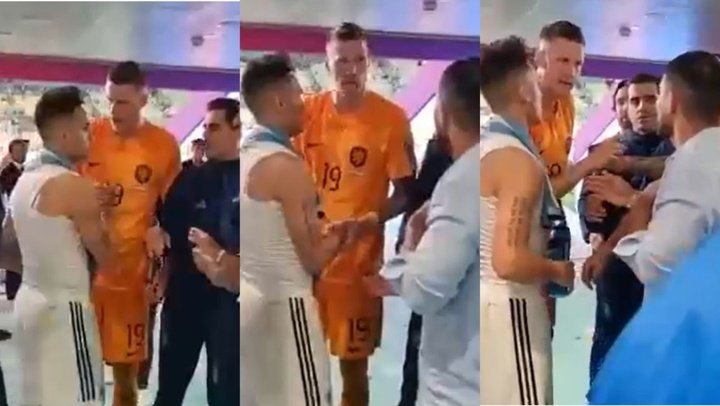 Messi angry after Weghorst argued with Lautaro and Aguero!