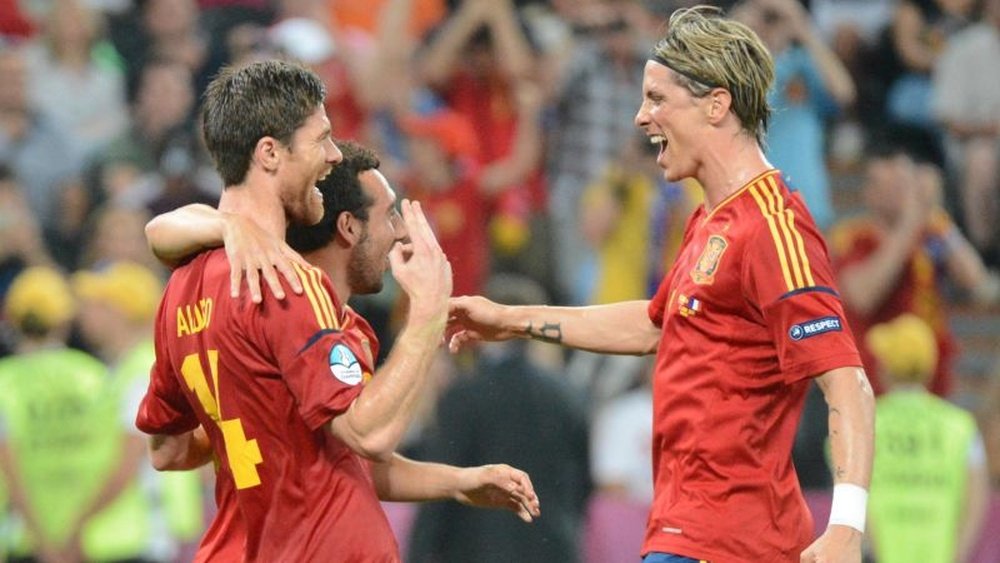 Xabi Alonso ha querido responder al emotivo mensaje de Torres. AFP