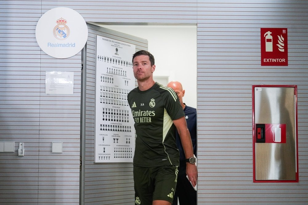 Xabi Alonso was named La Liga's best coach of August. AFP