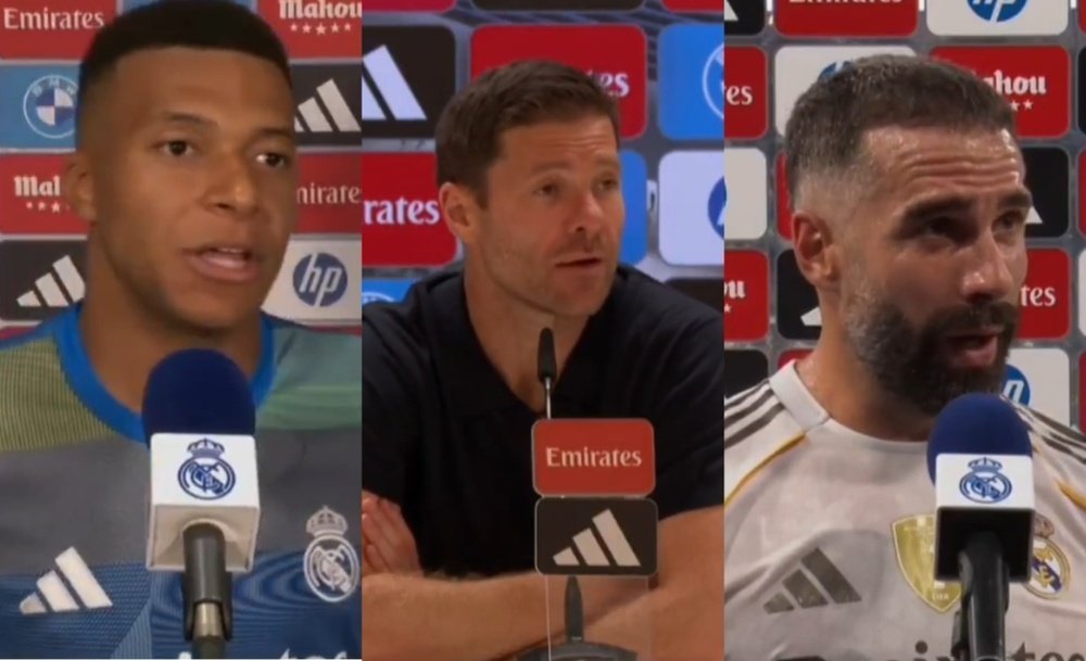 Mbappé, Xabi e Carvajal hanno parlato dopo la partita. Catture/DAZN-RealMadridTV