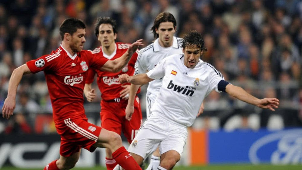 Raul started up front for Real Madrid. EFE