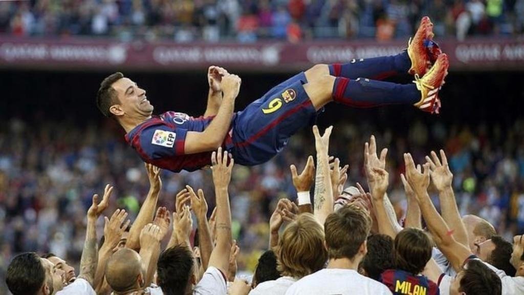 Cinco años sin Xavi en el Barça. EFE