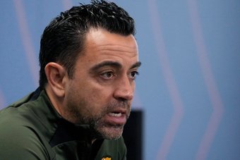 Xavi analizó el Barça-Valencia. EFE