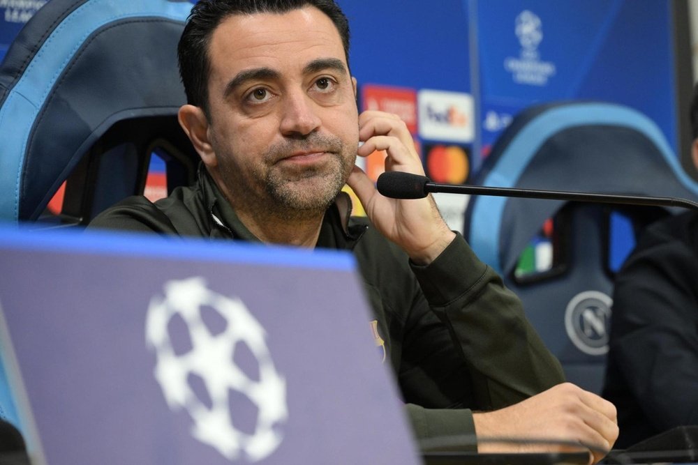 Xavi Hernandez stressed that his team deserved to win at Napoli. EFE
