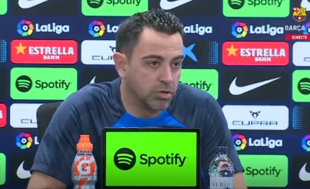 Xavi : 'Ce n'est pas le moment de parler du retour de Leo'. Capture/FCBarcelona