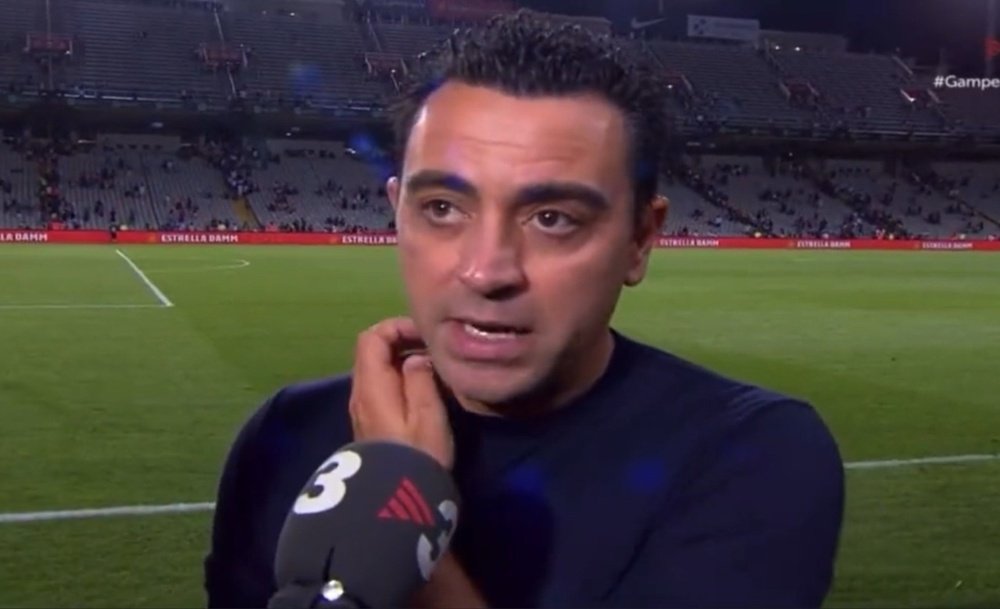 Xavi parla di mercato. Captura/TV3