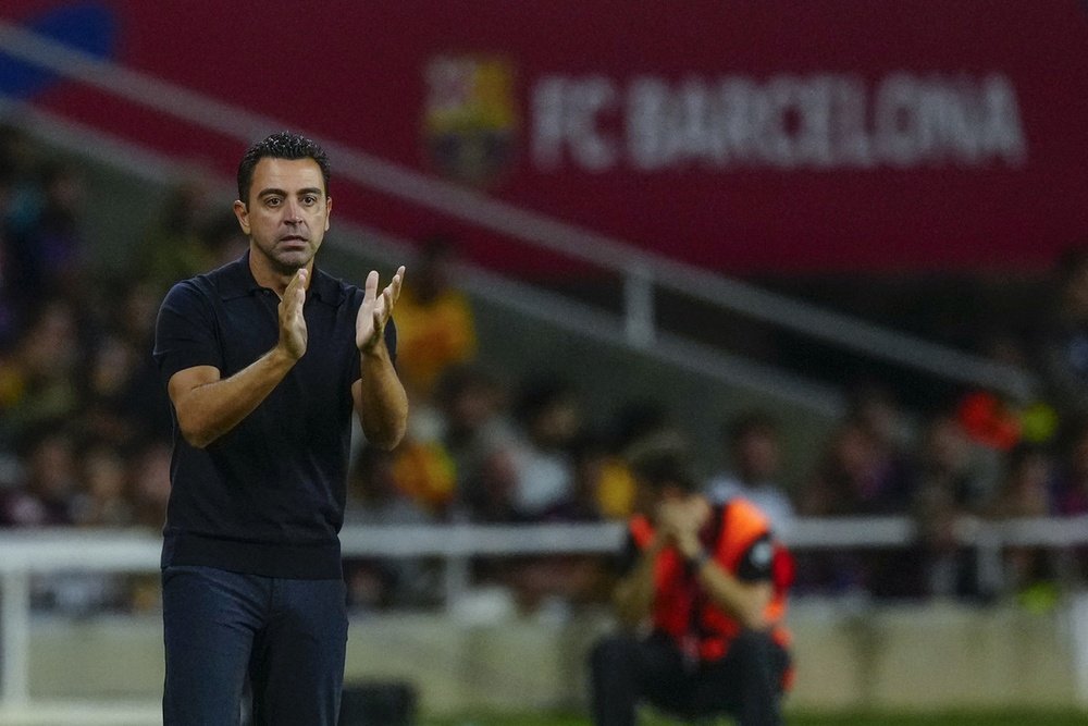 Xavi analizó el triunfo ante el Sevilla. EFE