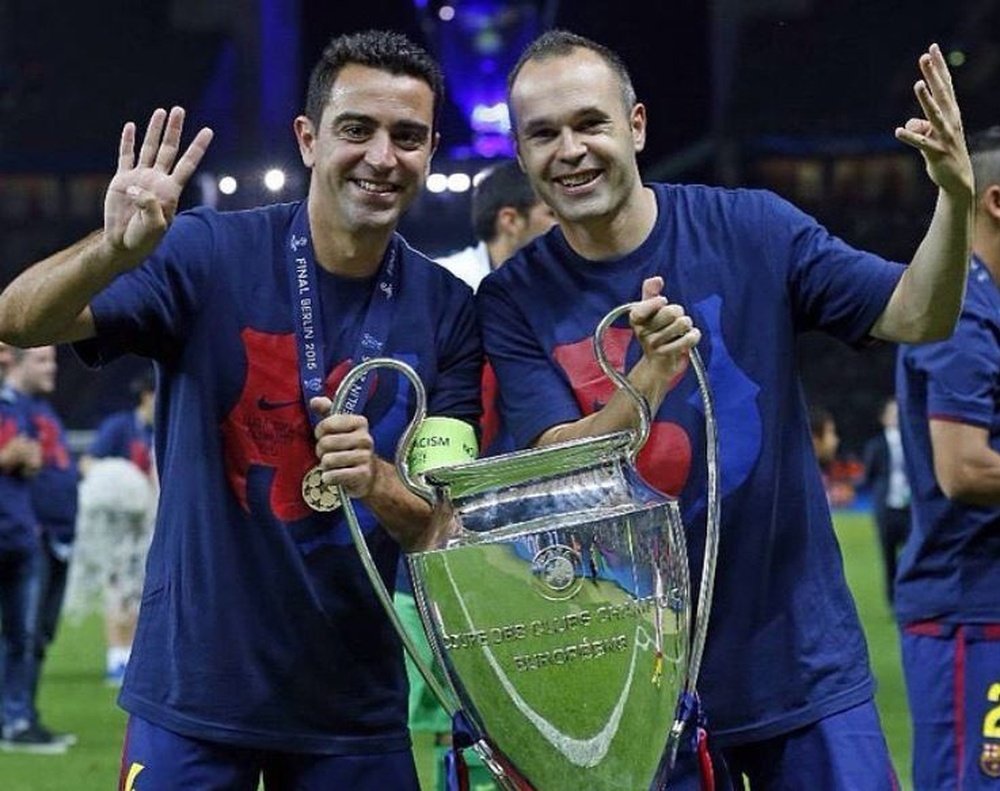 Xavi et Iniesta, l'ADN du Barça. XaviHernández