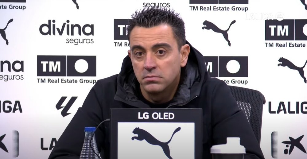Xavi analizó el empate ante el Valencia. Youtube/LaLiga