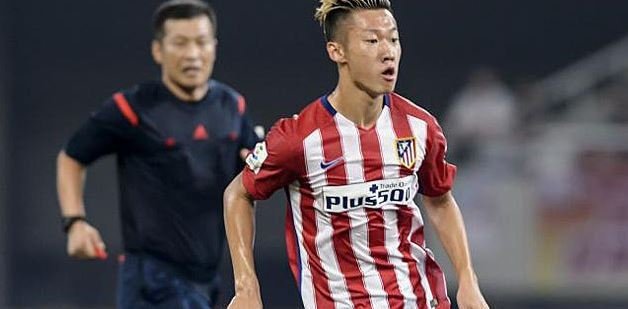 Xu Xin, en un partido con el Atlético. Twitter