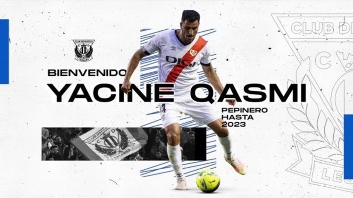 Yacine Qasmi firma con el Leganés tras rescindir con el Rayo
