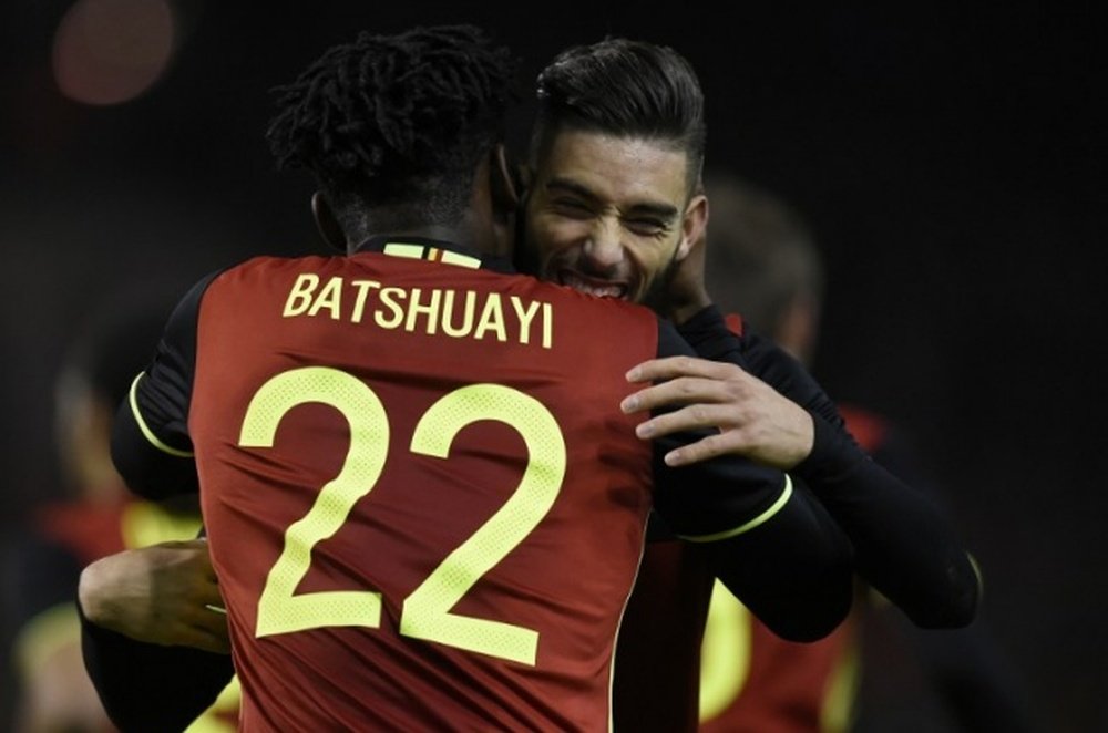 Carrasco marcó un gol en la victoria de Bélgica ante Bosnia. AFP
