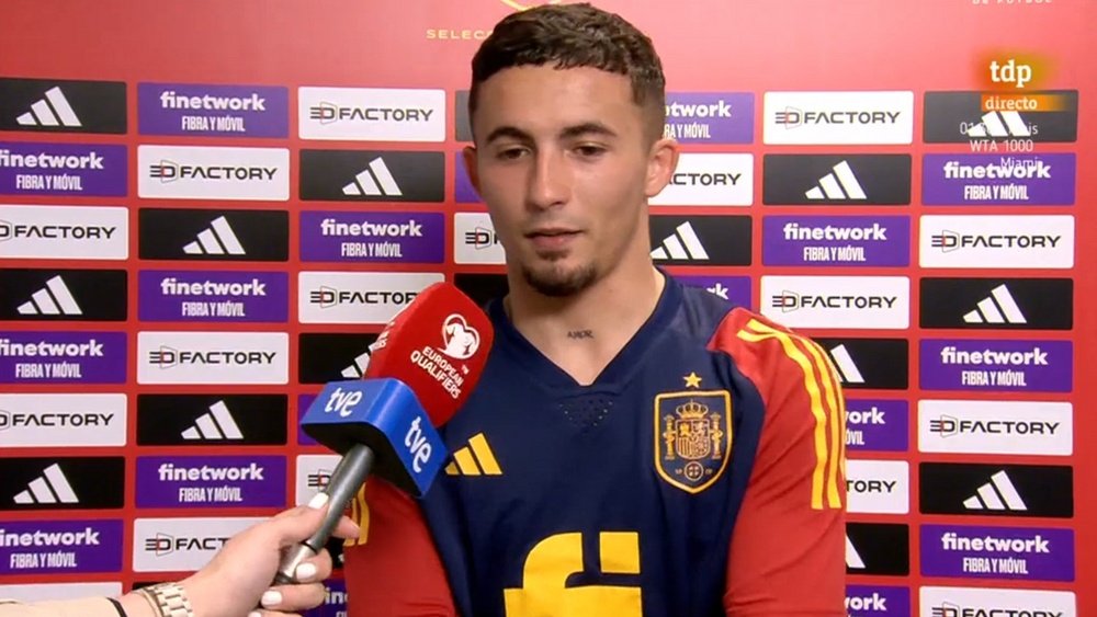 Yeremy Pino praised De La Fuente's work. Screenshot/Teledeporte