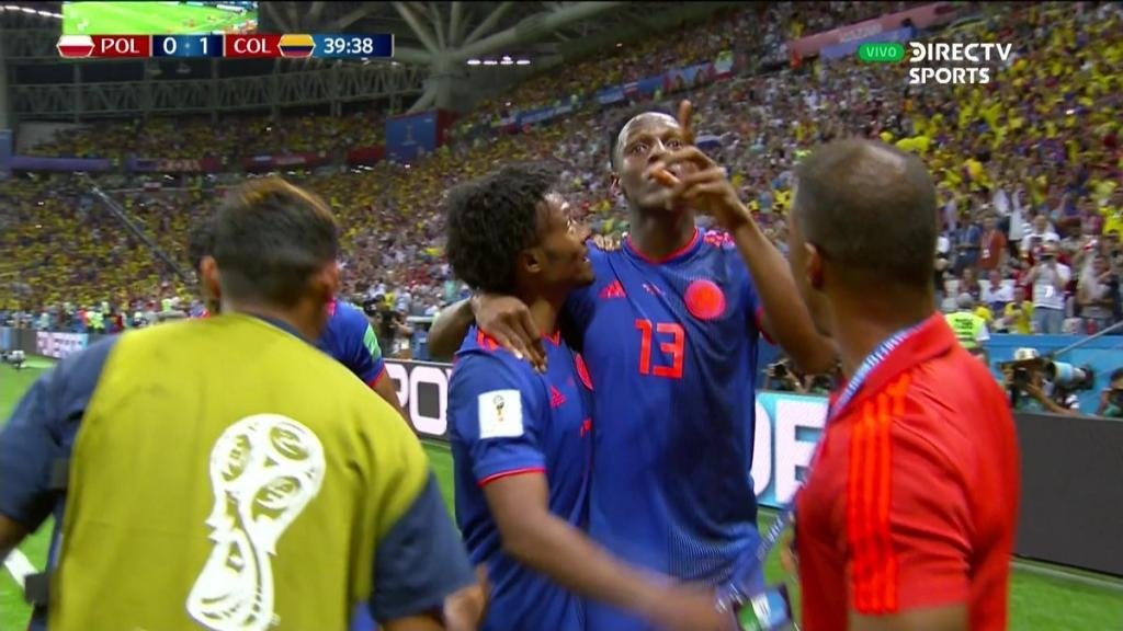 Mina made it 0-1. DIRECTVSports