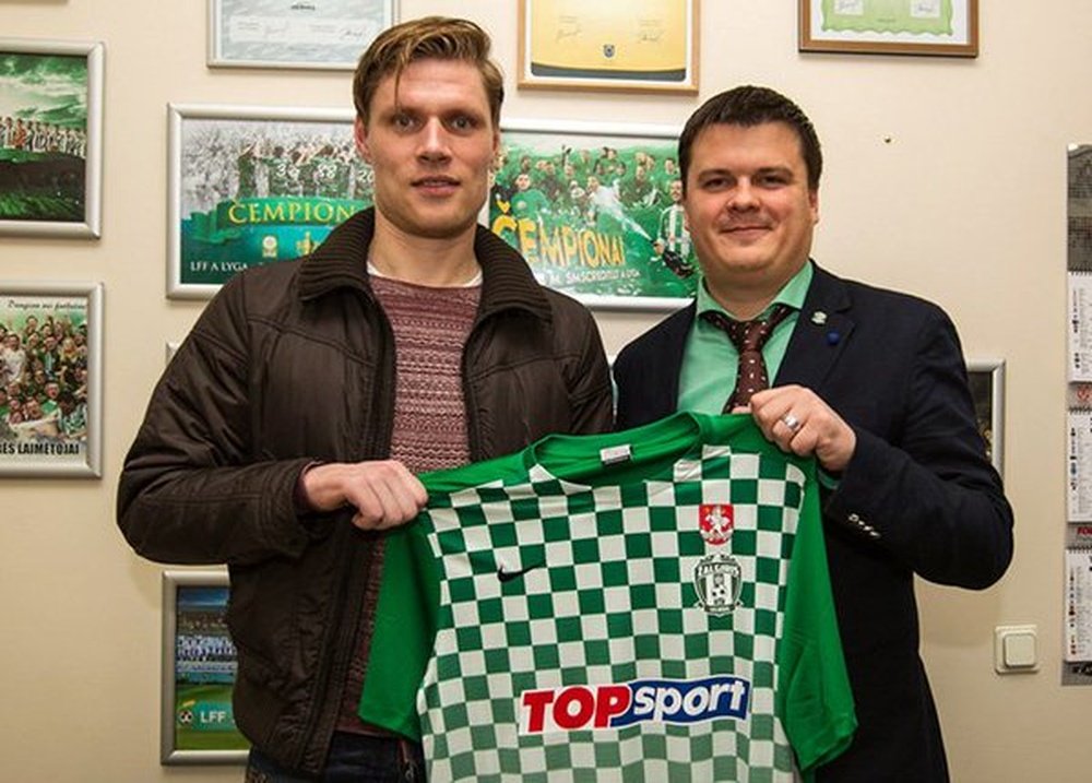 Zaliukas jugará la Liga Lituana con el Zalgiris Vilnius. Twitter