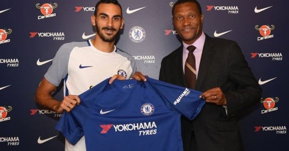 Chelsea's new boy has been drafted in to join the Italy squad. Twitter/ChelseaFC