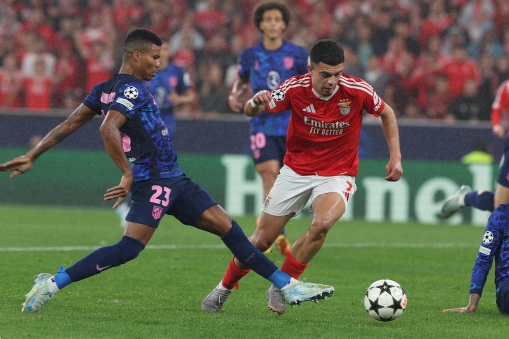 Reinildo Mandava regretted Atletico's crushing defeat against Benfica. EFE