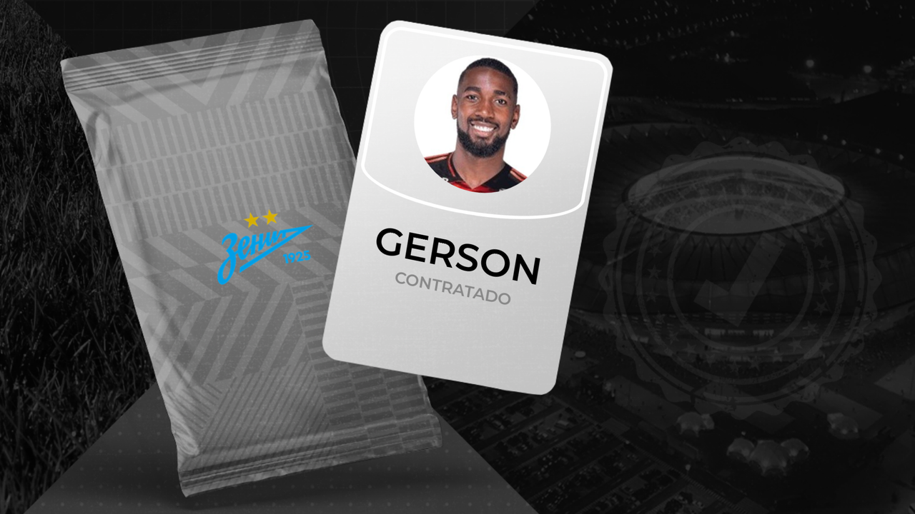 Zenit oficializa a contratação de Gerson, ex-Flamengo
