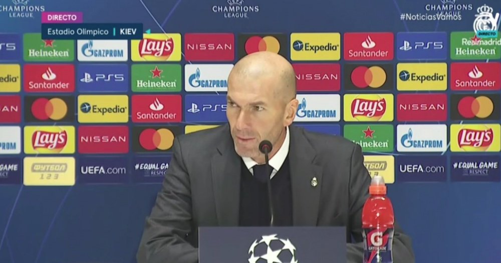 Zidane said he will not step down. Screenshot/RealMadrid