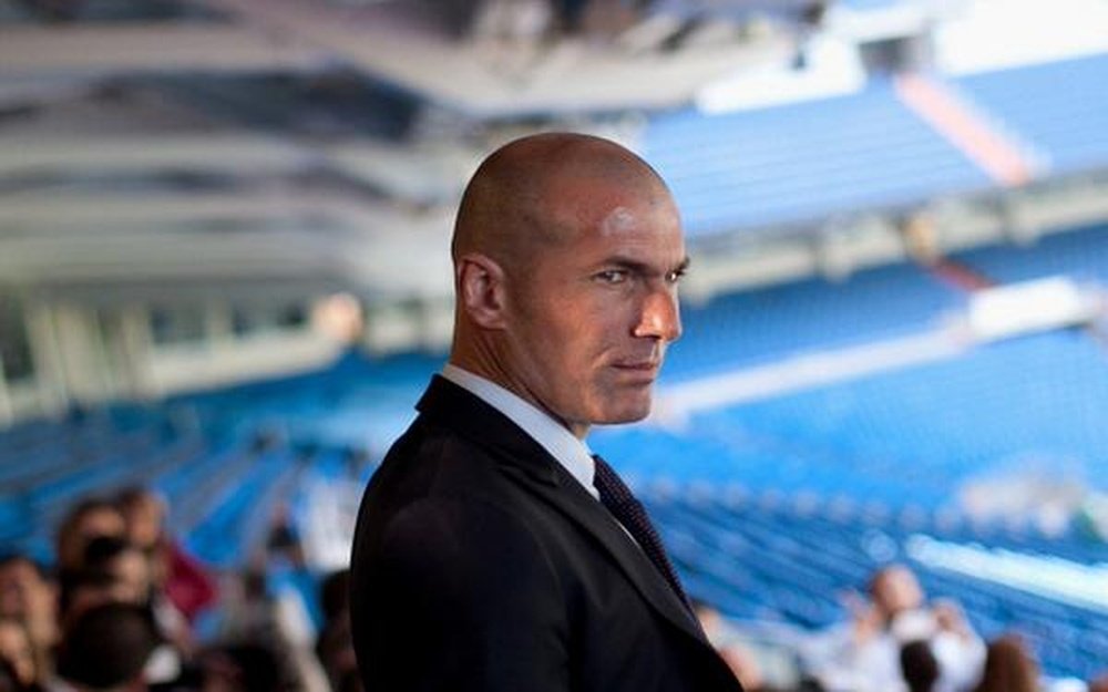 Zidane, entrenador del Real Madrid Castilla. CDMensajero