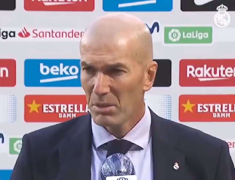Zidane repasó el 'Clásico'. Captura/RealMadrid