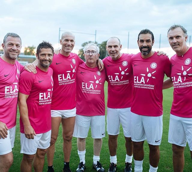 Zidane se calzó de nuevo las botas por una buena causa