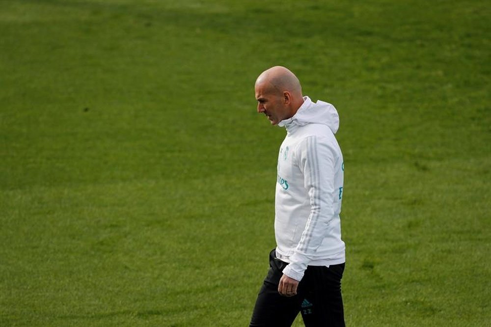 Zidane ya piensa en el nuevo Real Madrid. EFE