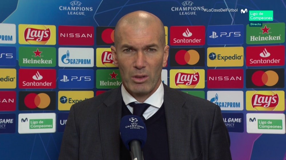 Zidane in conferenza stampa. MovistarLigadeCampeones