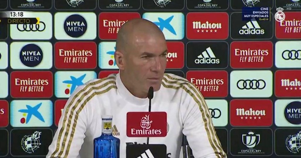 Zidane responde perguntas polêmicas. Capturas/RealMadrid