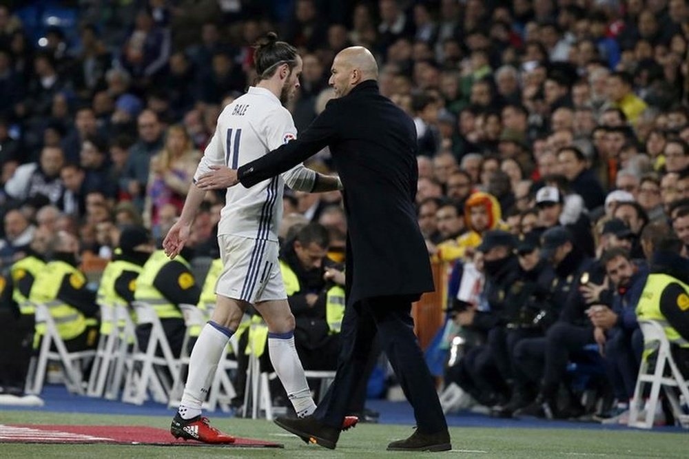 Zidane ne sait pas encore la date de retour de Bale. AFP