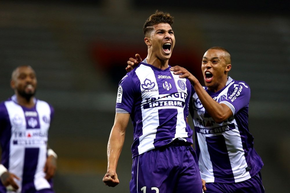 Zinédine Machach prêté à Marseille par Toulouse cette saison. TFC