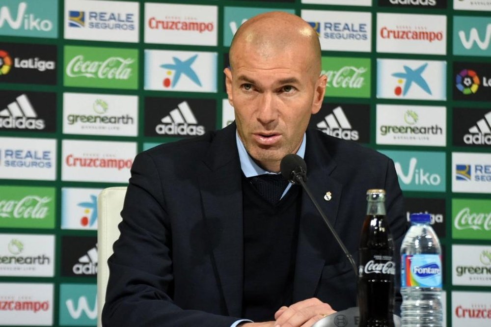 Zidane, en rueda de prensa. BeSoccer