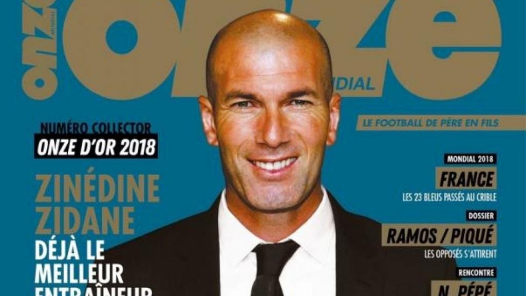 Zidane received yet another accolade this season. OnzeMondial