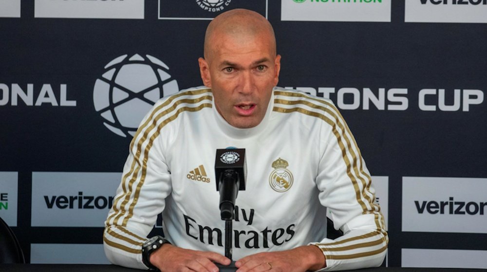 Zidane s'est montré conciliant avec Bale après la rencontre. Capture/RealMadridTV