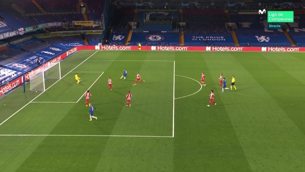 Lewandowski and Ziyech opened the scoring. Screenshot/Movistar+LigadeCampeones