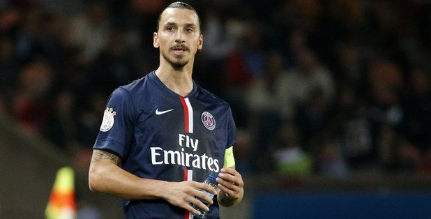 Zlatan Ibrahimovic, disputando un partido con el Paris Saint-Germain. PSG