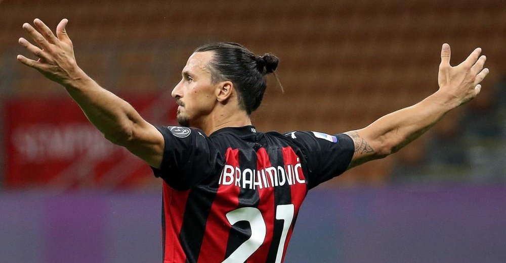 Le nouveau contrat d'Ibrahimovic à l'AC Milan. afp