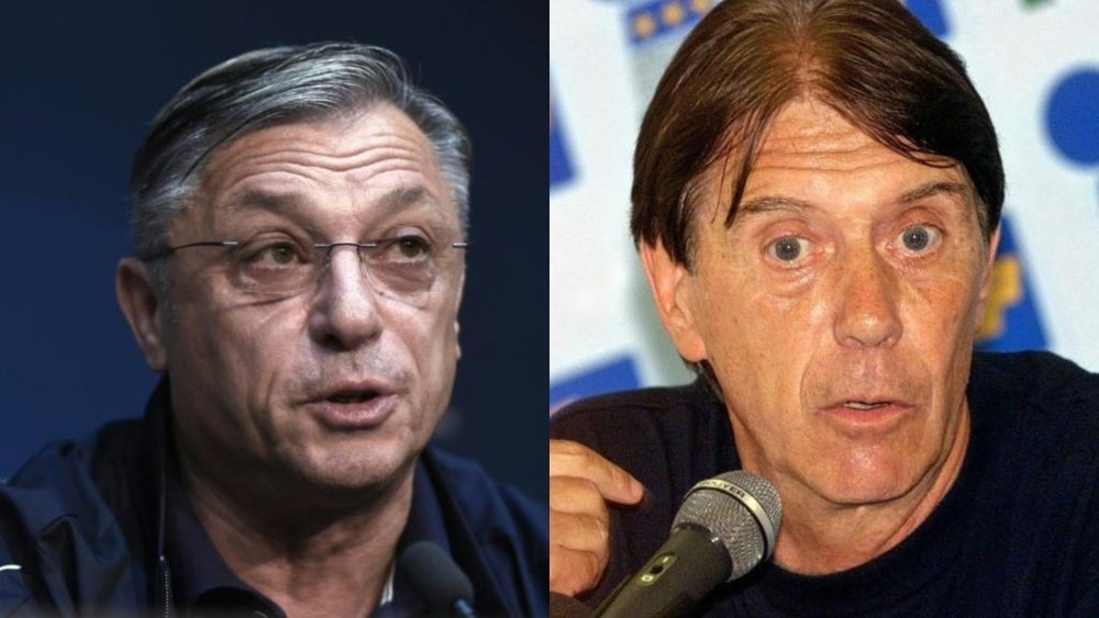 Zlatko Kranjcar y Cesare Maldini fueron entrenadores de sus hijos en Mundiales. AFP/BeSoccer