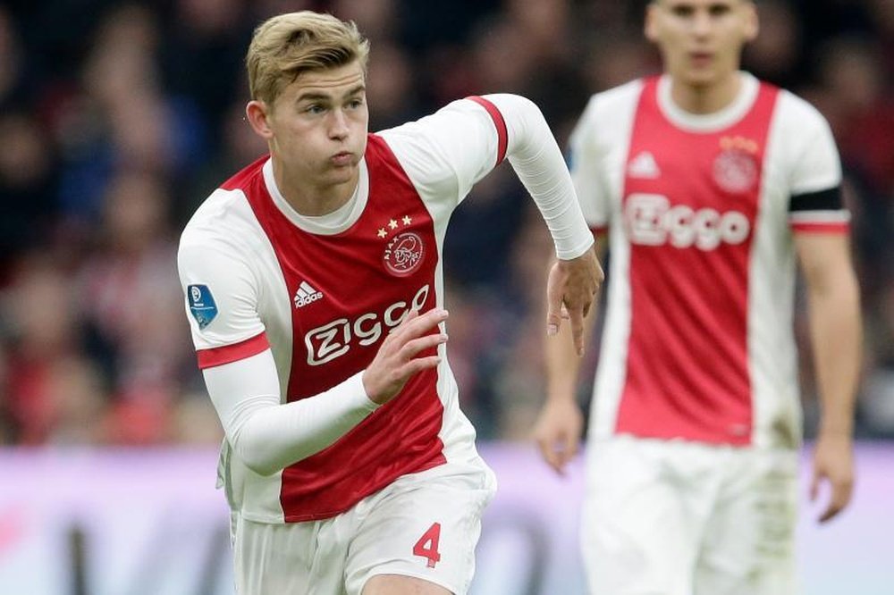 De Ligt secured his regular starting spot by the age of 18 at Ajax. AFP