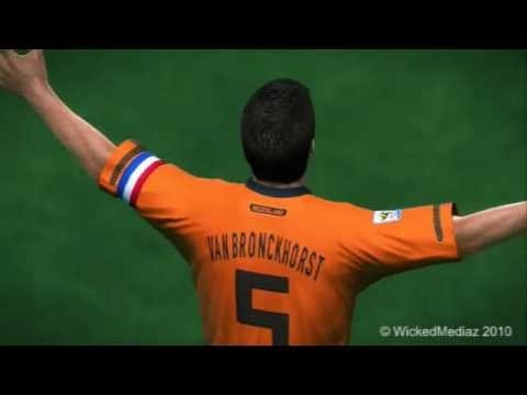 van Bronckhorst fantastic goal  - Uruguay vs Netherlands (PES 2010)