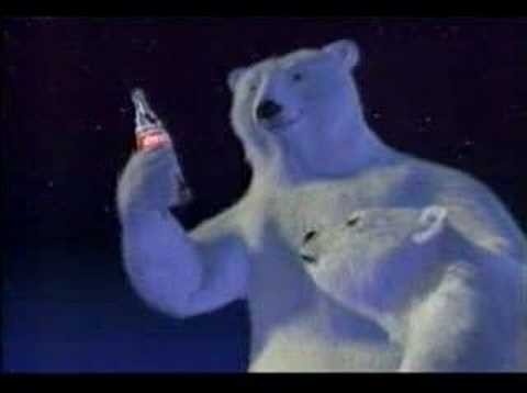 anuncio de coca cola con osos polares
