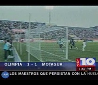 Olimpia 1-1 Motagua (Resultado de la Jornada 14 - Clausura 2011)